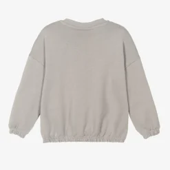 Grey Organic Cotton Cats Sweatshirt