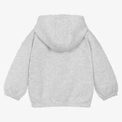 Grey Organic Cotton CouCou Print Hoodie