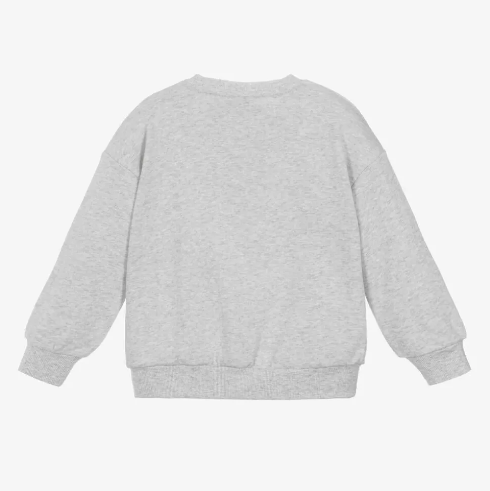 Grey Organic Cotton Parrot Sweatshirt