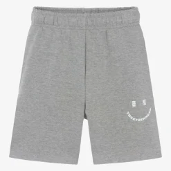 Grey Organic Cotton Smile Shorts