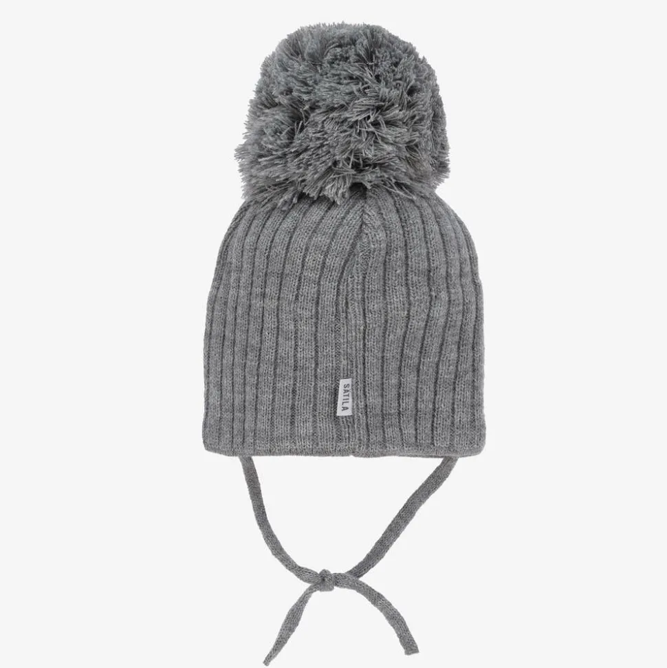 Grey Park Large Pom-Pom Hat