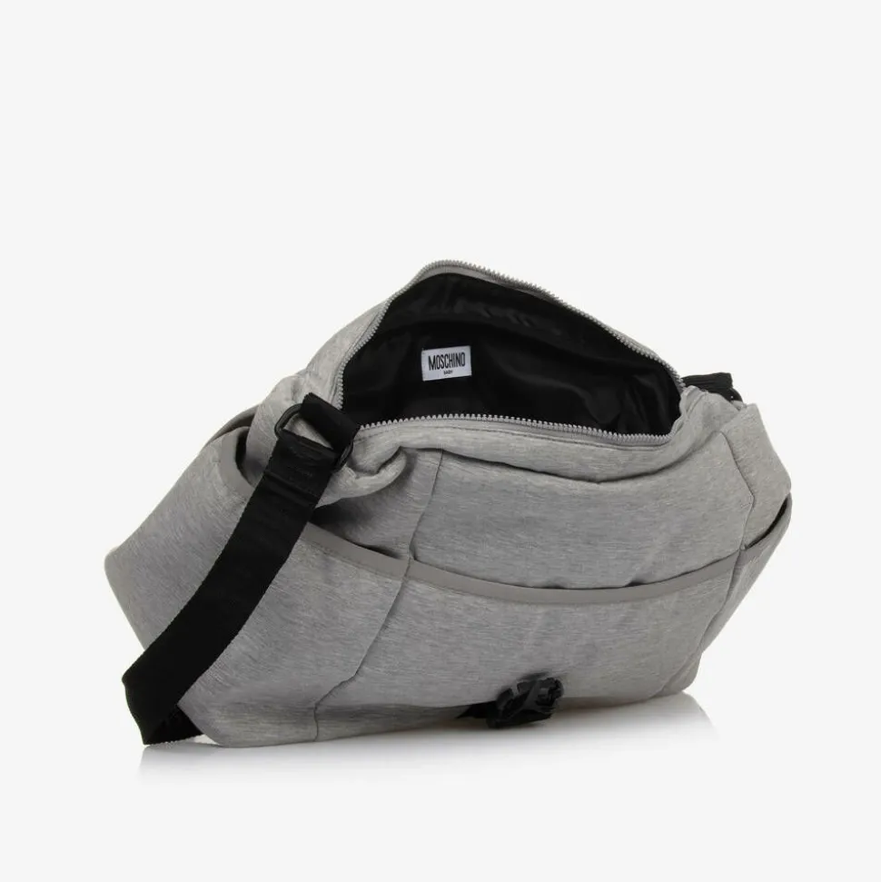 Grey Teddy Bear Logo Changing Bag (30cm)