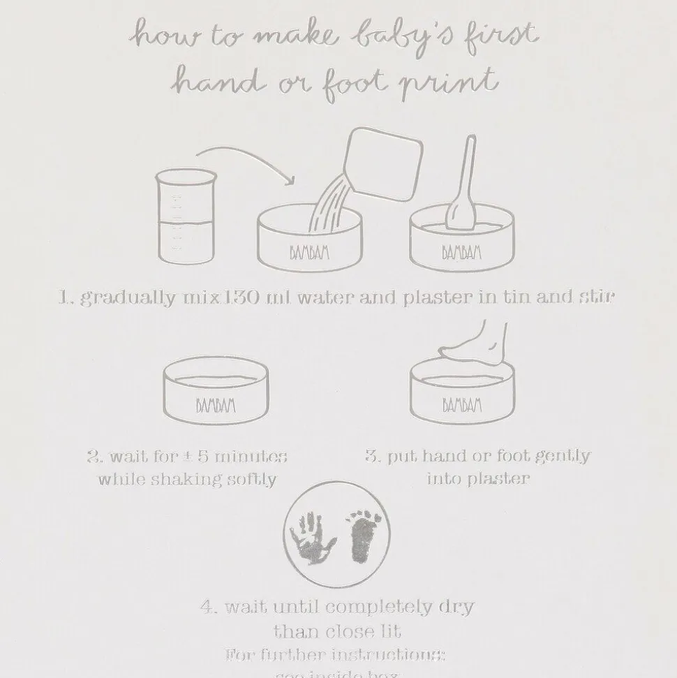 Hand & Foot Print Cast (15cm)