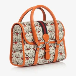 Ivory & Orange Handbag (27cm)