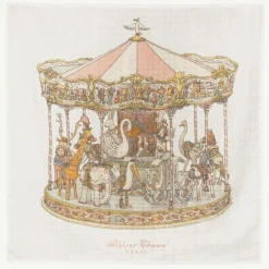 Ivory & Pink Organic Cotton Swaddles (3 Pack)