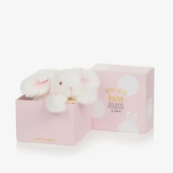 Ivory & Pink Plush Bunny Soft Toy (16cm)