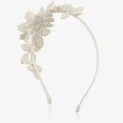 Ivory Beaded Hairband