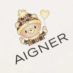 Ivory Bear Logo Pima Cotton Baby Blanket (90cm)