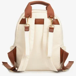 Ivory Canvas Changing Backpack (35cm)