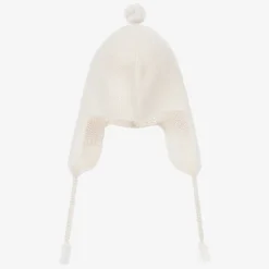 Ivory Cashmere Knit Hat