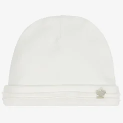Ivory Cotton Baby Hat