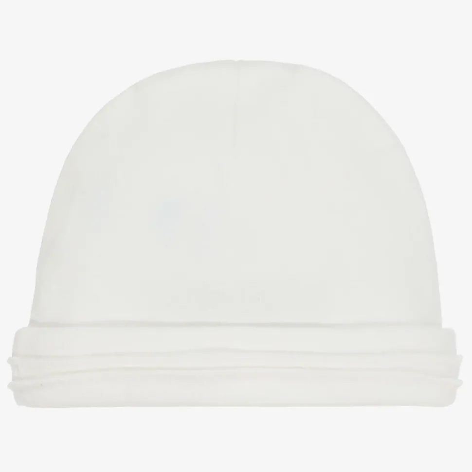 Ivory Cotton Baby Hat
