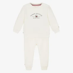 Ivory Cotton Baby Tracksuit