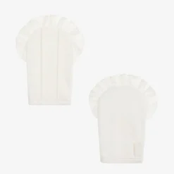 Ivory Cotton Hooded Towel & Mitt Set (76cm)