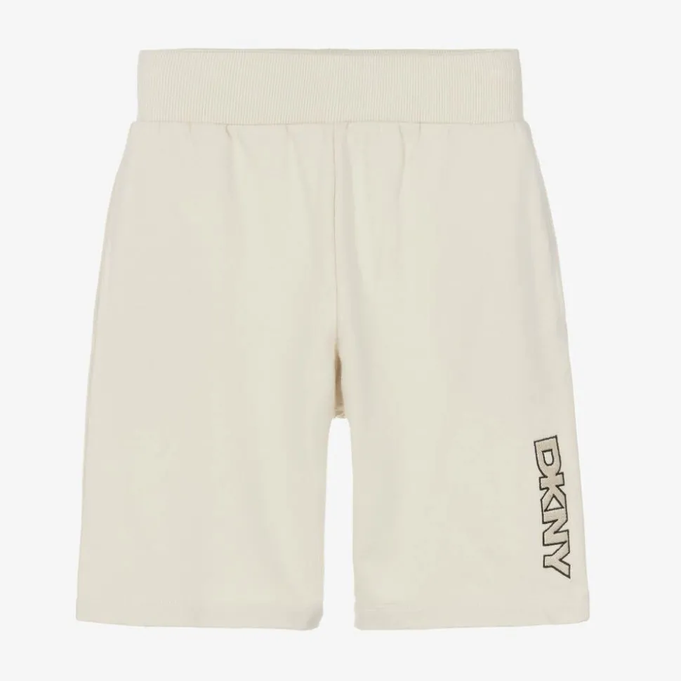 Ivory Cotton Jersey Shorts