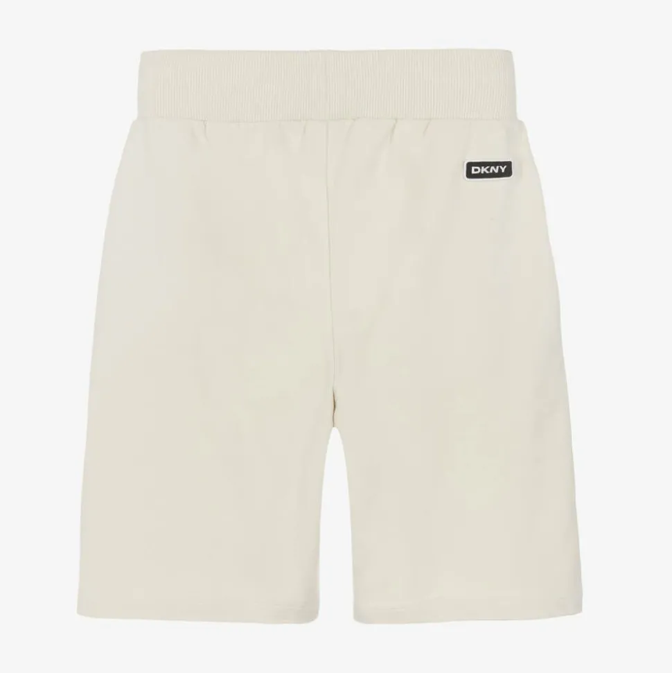 Ivory Cotton Jersey Shorts