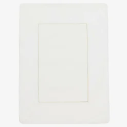 Ivory Cotton Padded Baby Blanket (99cm)