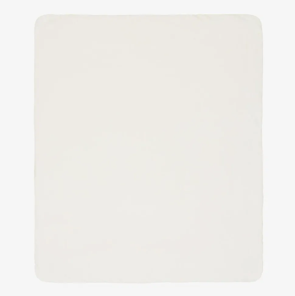 Ivory Cotton Teddy Bear Blanket (92cm)