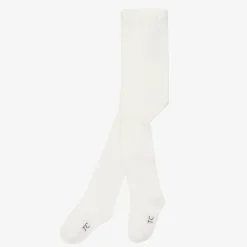 Ivory Cotton Tights