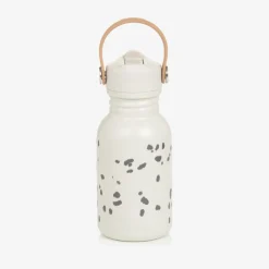 Ivory Dalmatian Dots Water Bottle (16cm)