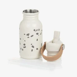 Ivory Dalmatian Dots Water Bottle (16cm)