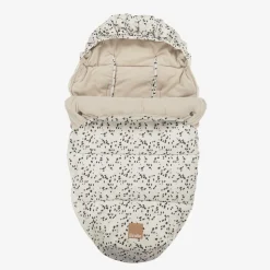 Ivory Dalmatian Print Footmuff (90cm)