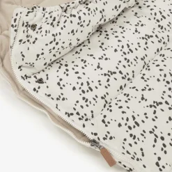 Ivory Dalmatian Print Footmuff (90cm)