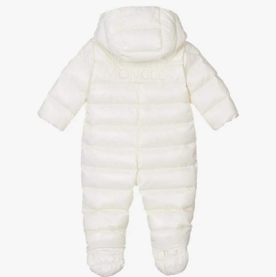 Ivory Down Padded Indro Puffer Snowsuit