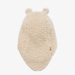 Ivory Faux Fur Teddy Bear Balaclava