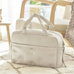 Ivory Faux Leather Changing Bag (46cm)