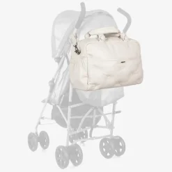 Ivory Faux Leather Changing Bag (46cm)