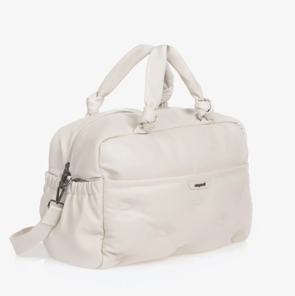 Ivory Faux Leather Changing Bag (46cm)