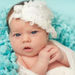 Ivory Feather Headband