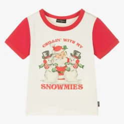 Ivory Festive Cotton T-Shirt