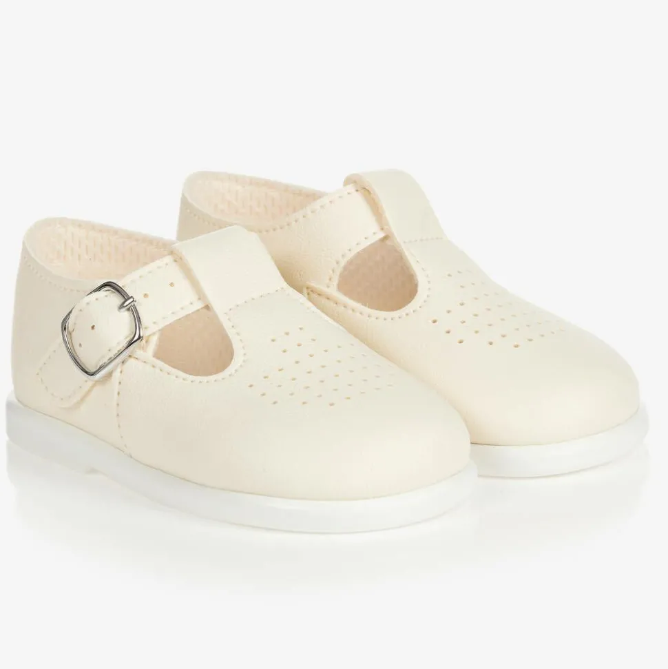 Ivory First Walker Shoes