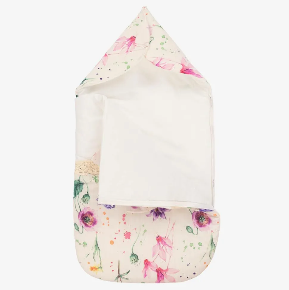 Ivory Floral Baby Nest (72cm)