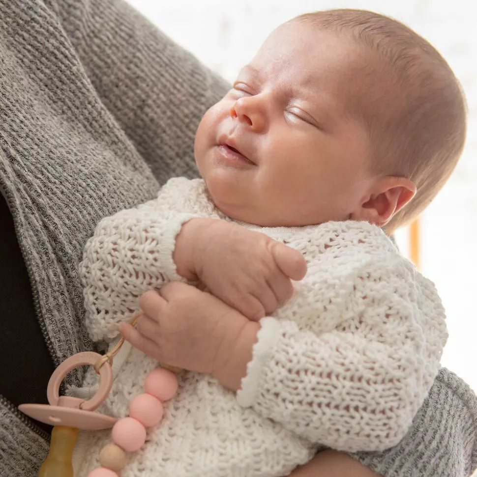 Ivory Knit Baby Trouser Set