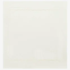 Ivory Knitted & Lace Blanket (88cm)