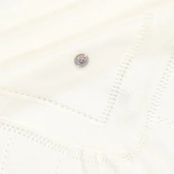 Ivory Knitted Baby Shawl (136cm)