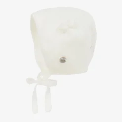 Ivory Knitted Coat & Hat Set