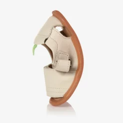 Ivory Leather Baby Sandals