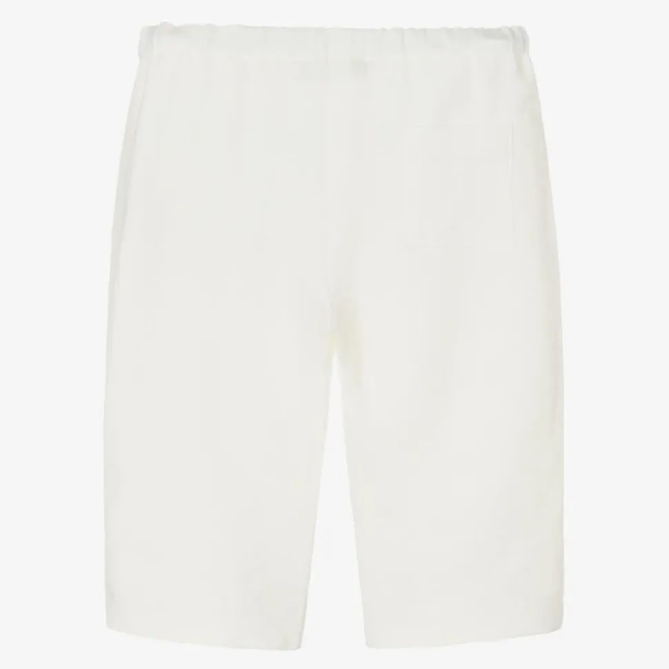 Ivory Linen Trousers
