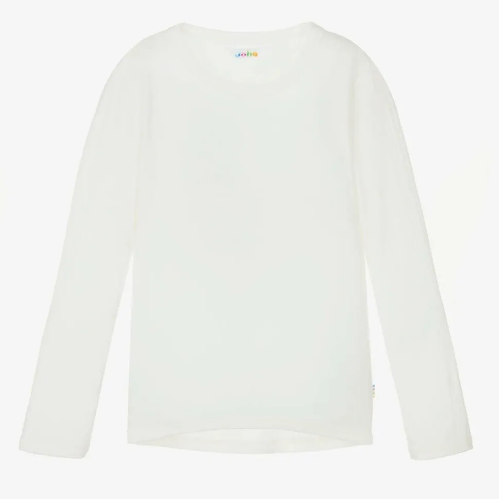 Ivory Merino Wool Knitted Top