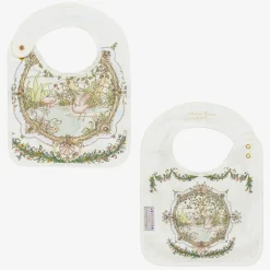 Ivory Organic Cotton Swaddle & Bib Set