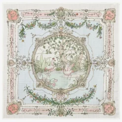 Ivory Organic Cotton Swaddle & Bib Set