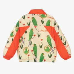 Ivory Parrot Print Tracksuit Jacket