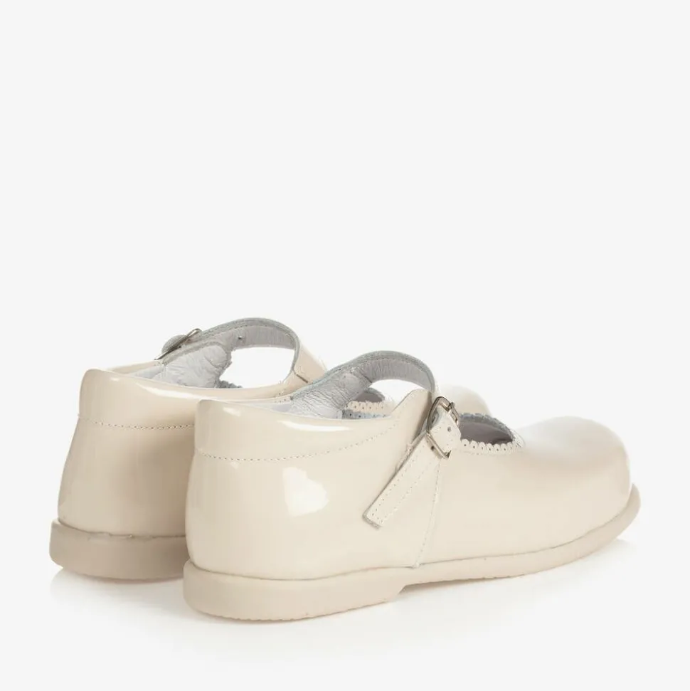 Ivory Patent Leather Shoes