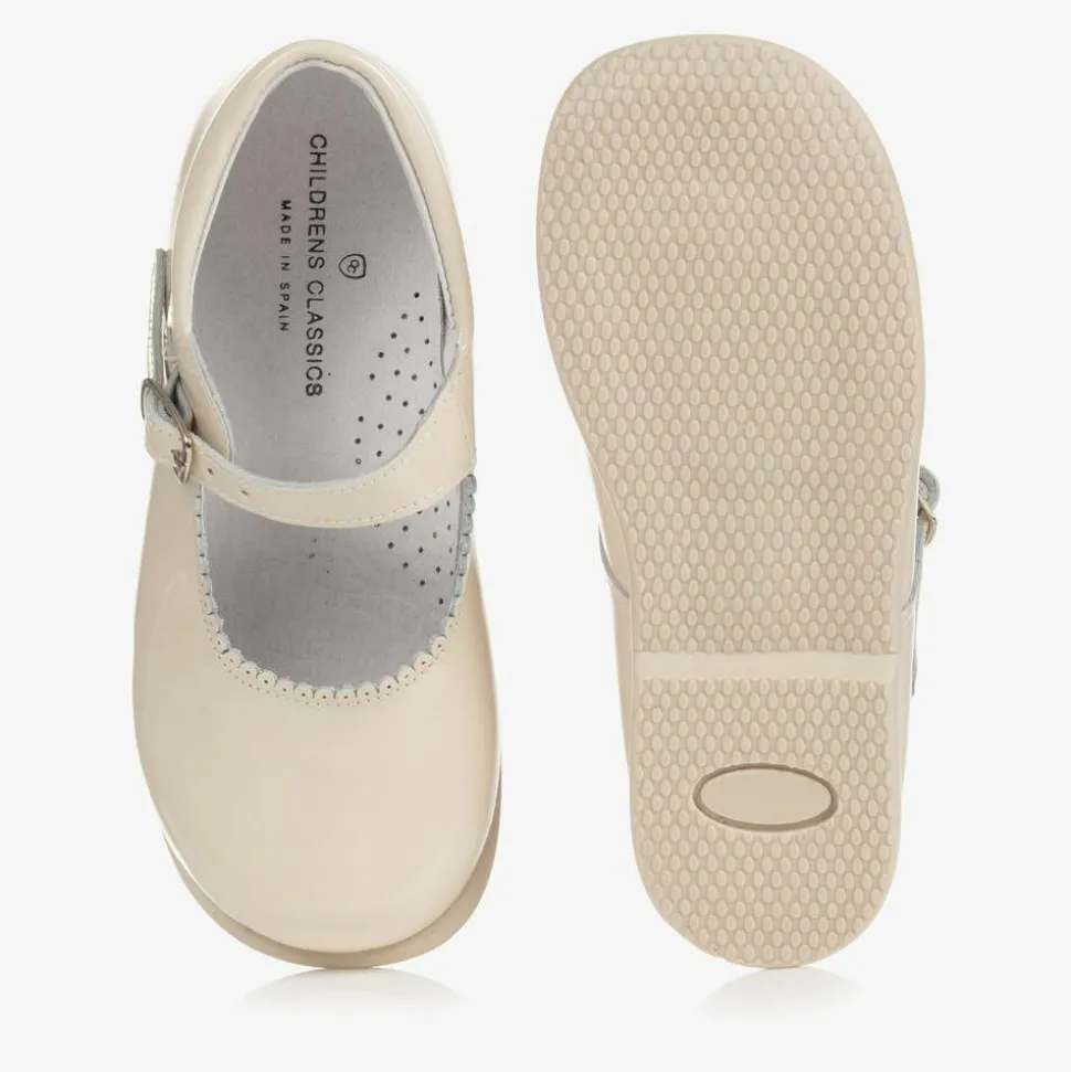 Ivory Patent Leather Shoes