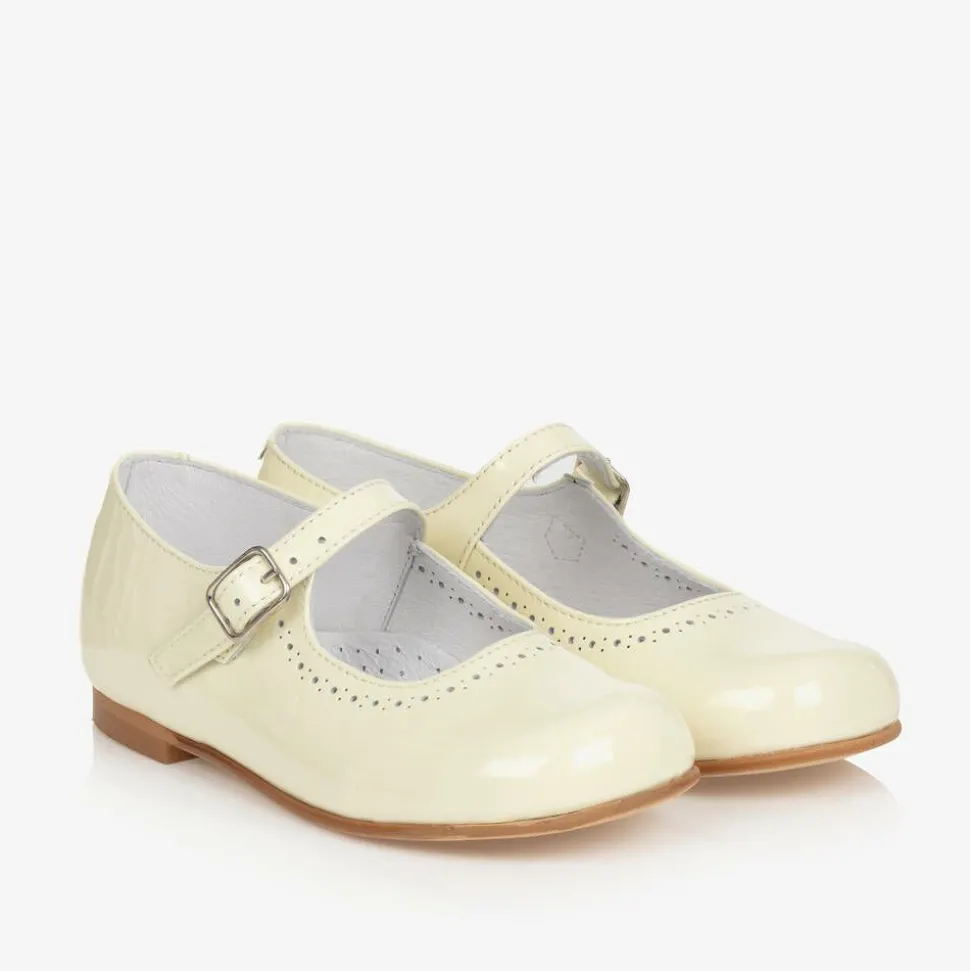 Ivory Patent Leather Shoes