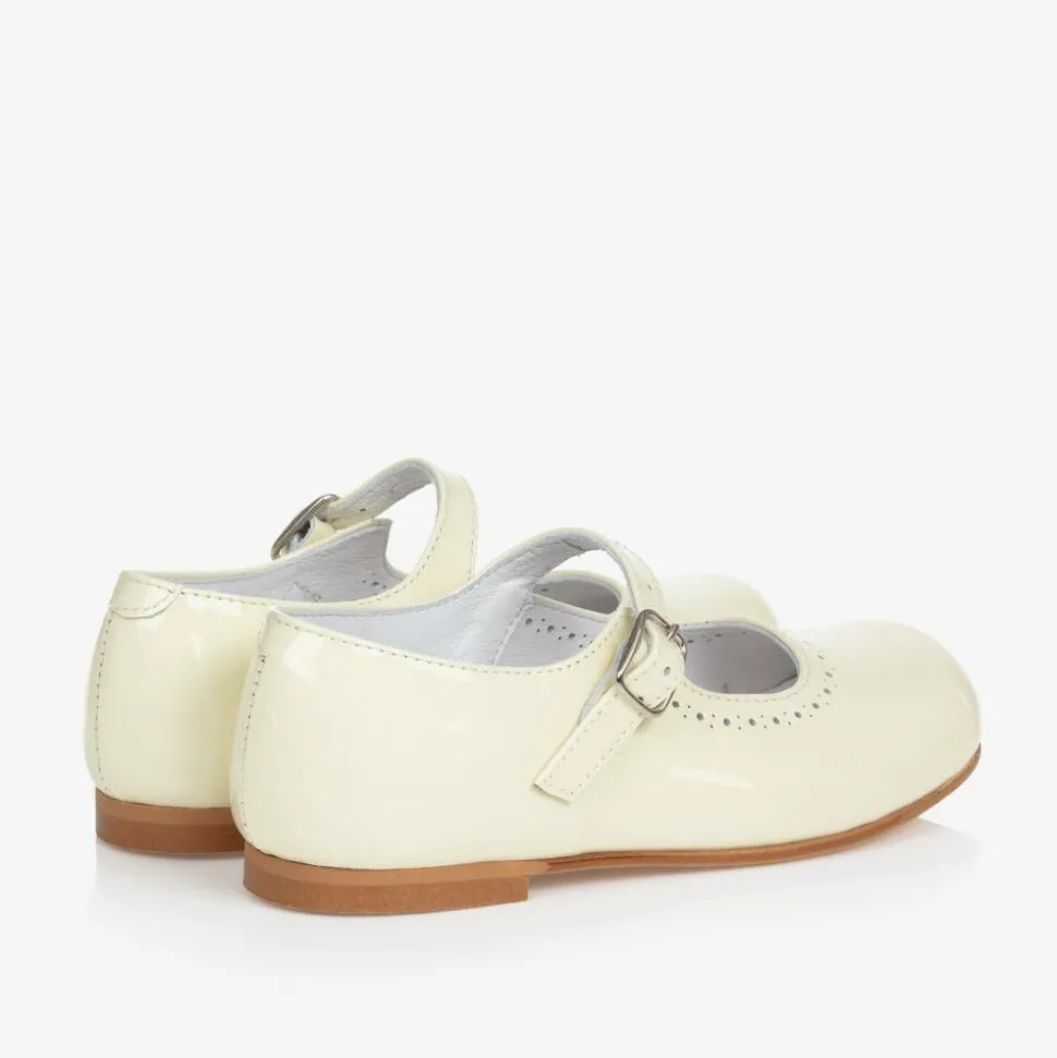 Ivory Patent Leather Shoes
